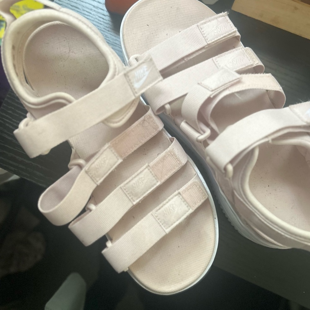 Nike Pink Sporty Sandals with Adjustable Straps